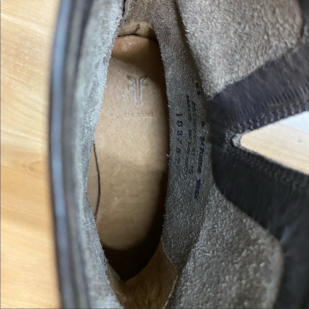 🍩🍪SOLD - FRYE WOMEN’S VERONICA DARKBROWN LEATHER - Picture 7 of 8